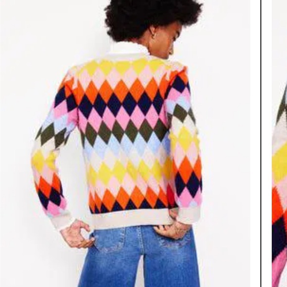 Boden Patterned Cardigan NWT - Picture 5 of 6